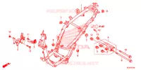 FRAME CHASSIS voor Honda SH 125 ABS D SPORTY 2015