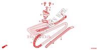 NOK KETTING/SPANNER voor Honda SH 125 ABS SPORTY SPECIAL 4E 2015