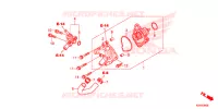 WATERPOMP voor Honda SH 125 ABS SPORTY SPECIAL 5ED 2014