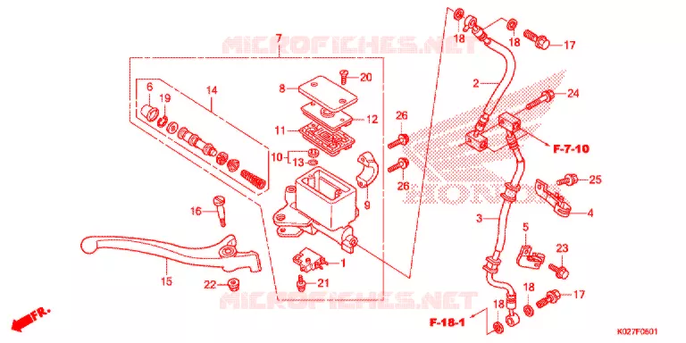 REMPOMP VOOR Honda SCOOTER 150 SH 2014  SH150ADE