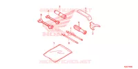 GEREEDSCHAP/ACCUVAK voor Honda SH 150 ABS SPORTY 2014