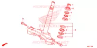 STURING STANG/BOVENSTE BRUG voor Honda SH 150 D SPECIAL 5ED 2014