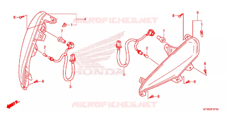 VOOR KNIPPERLICHT Honda SCOOTER 300 SH 2014  SH300AE