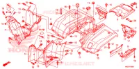 ACHTER STROOMLIJNKAP voor Honda FOURTRAX 420 RANCHER 4X4 ES 2015