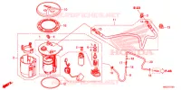 BRANDSTOF TANK/BRANDSTOF POMP voor Honda FOURTRAX 420 RANCHER 4X4 ES 2015
