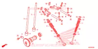 NOKKENAS/KLEP voor Honda FOURTRAX 420 RANCHER 4X4 EPS Manual Shift 2014
