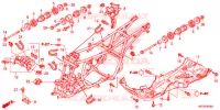 FRAME CHASSIS voor Honda FOURTRAX 420 RANCHER 2X4 BASE 2014