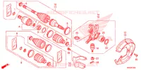 VOOR KNOKKEL/VOOR AANDRIJFAS voor Honda FOURTRAX 500 FOREMAN 4X4 Electric Shift 2014