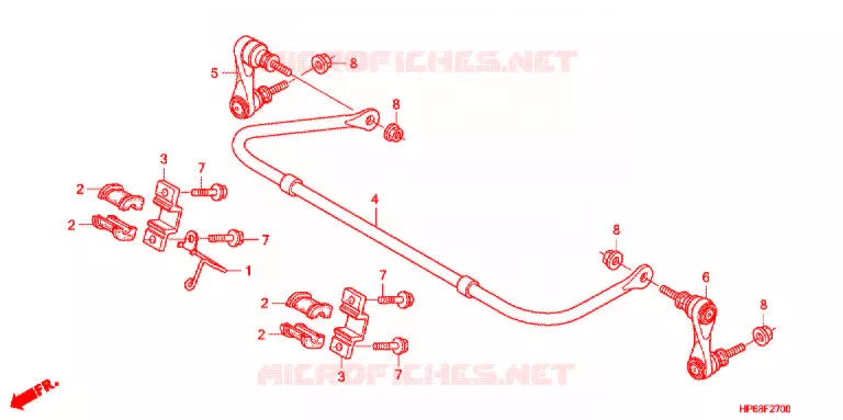 STABILISATOR Honda ATV 700 FOURTRAX 2009  TRX700XX9