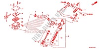ACHTER REM HOOFD CILINDER voor Honda VFR 800 F 2014