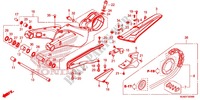 ZWAAI ARM/KETTINGKAST voor Honda VFR 800 F 2014