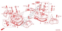 CILINDERKOP AFDEKKING voor Honda SHADOW VT 750 SPIRIT B 2014
