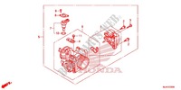 GAS HUIS voor Honda SHADOW VT 750 SPIRIT B 2014