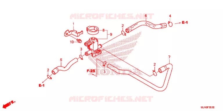 LUCHT INJECTIE KLEP Honda MOTO 750 SHADOW 2014  VT750C2SE