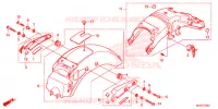 ACHTERSPATBORD  (VT750S) voor Honda VT 750 S 2014