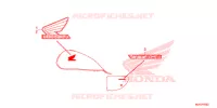 EMBLEEM/STREEP (VT750S) voor Honda VT 750 S 2014