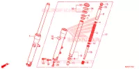 VOOR VORK (VT750S) voor Honda VT 750 S 2014