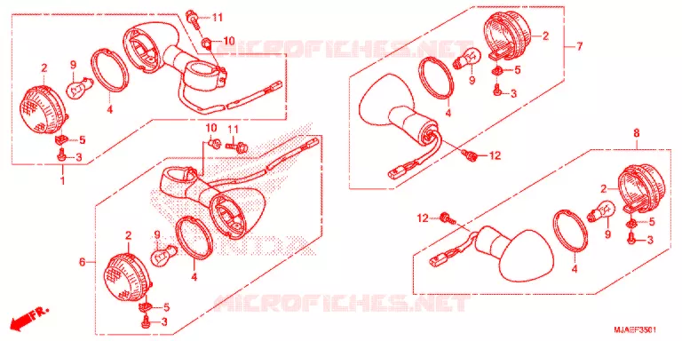 KNIPPERLICHT (VT750C2S/S) Honda MOTO 750 SHADOW 2014  VT750SE