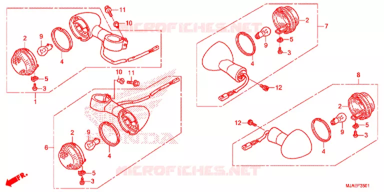 KNIPPERLICHT (VT750C2S/S) Honda MOTO 750 SHADOW 2014  VT750SE