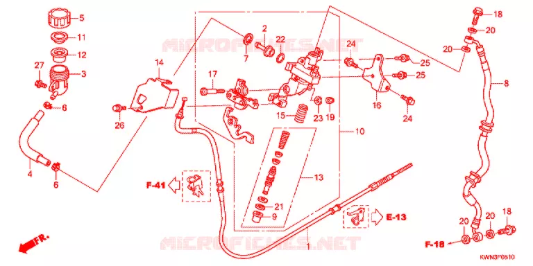 REMPOMP  (CBS) Honda SCOOTER 125 PCX 2011  WW125EX2B