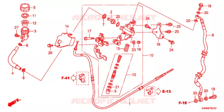REMPOMP  (CBS) Honda SCOOTER 125 PCX 2014  WW125EX2E