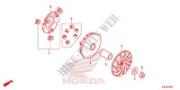 AANDRIJFFACE/ KICKSTARTER SPIL voor Honda PCX 125 SPECIAL EDITION 2015