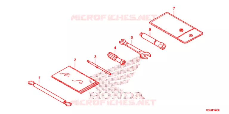 GEREEDSCHAP/ACCUVAK Honda SCOOTER 125 PCX 2015  WW125EX2F