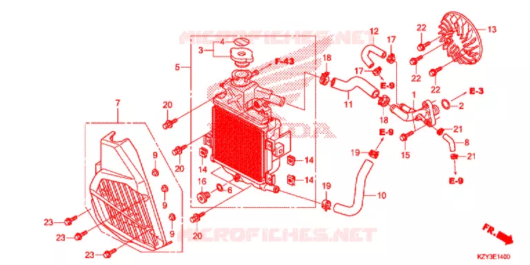 RADIATOR Honda SCOOTER 150 PCX 2012  WW150C