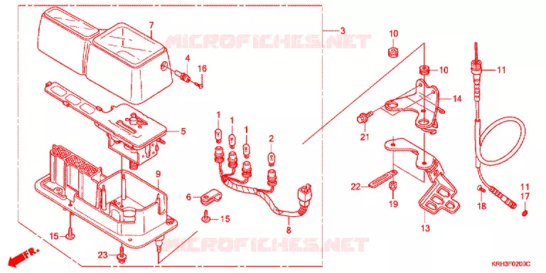 COMBINATIEMETER Honda MOTO 125 XR 2011  XR125LEKB