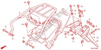 ACHTER STROOMLIJNKAP voor Honda XR 125 L Electric start + Kick start 2011