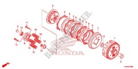 KOPPELING voor Honda XR 125 L Electric start + Kick start 2013