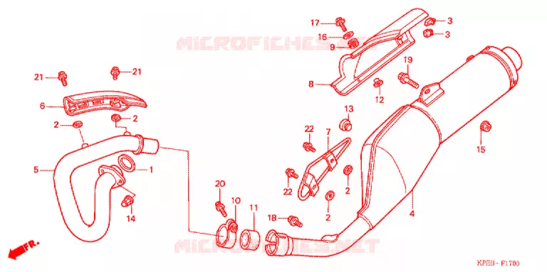 UITLAATDEMPER(2) Honda MOTO 250 XR 2003  XR250LS3