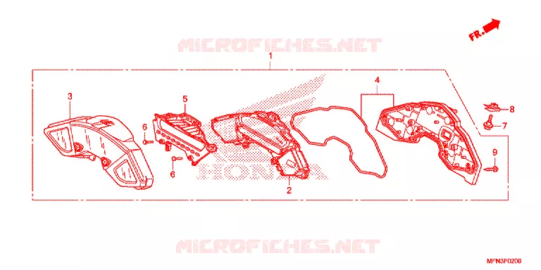 COMBINATIEMETER Honda MOTO 1000 CB 2015  CB1000RF
