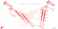 NOKKENAS/KLEP voor Honda CBR 250 R WHITE 2015