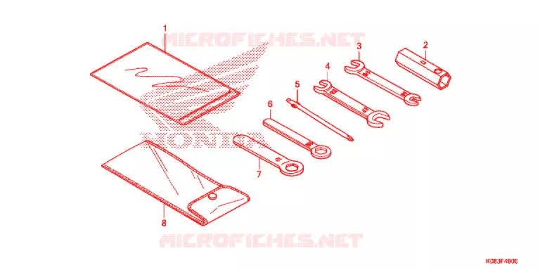 GEREEDSCHAP/ACCUVAK Honda MOTO 110 ACE 2015  CG110SHE