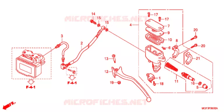 REMPOMP ACHTER (FJS600A9-2KO/FJS600AB) Honda SCOOTER 600 SILVERWING 2009  FJS600A9