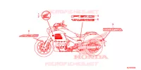 MERK/EMBLEEM voor Honda GOLD WING 1800 F6C 2015