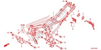 FRAME CHASSIS voor Honda CB 125 F 2015