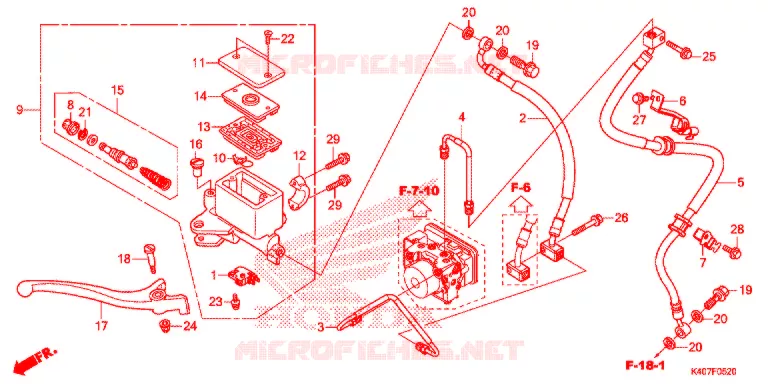 REMPOMP VOOR Honda SCOOTER 125 FORZA 2015  NSS125ADF