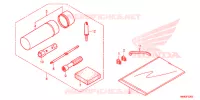 GEREEDSCHAP/ACCUVAK voor Honda TRX 250 FOURTRAX RECON Standard 2014