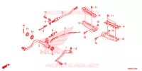 PEDAAL/OPSTAP voor Honda TRX 250 FOURTRAX RECON Standard 2014