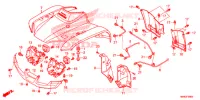 VOORSPATBORD voor Honda TRX 250 FOURTRAX RECON Standard 2014