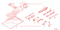 GEREEDSCHAP/ACCUVAK voor Honda FOURTRAX 420 RANCHER 4X4 DCT IRS 2015