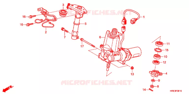 STURING AS (EPS) Honda ATV 500 FOURTRAX 2013  TRX500FPED