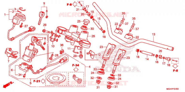 HENDEL PIJP/BOVENSTE BRUG (2) Honda MOTO 1200 CROSSTOURER 2015  VFR1200XAF