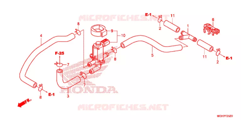 LUCHT INJECTIE BEDIENING KLEP Honda MOTO 1200 CROSSTOURER 2015  VFR1200XAF