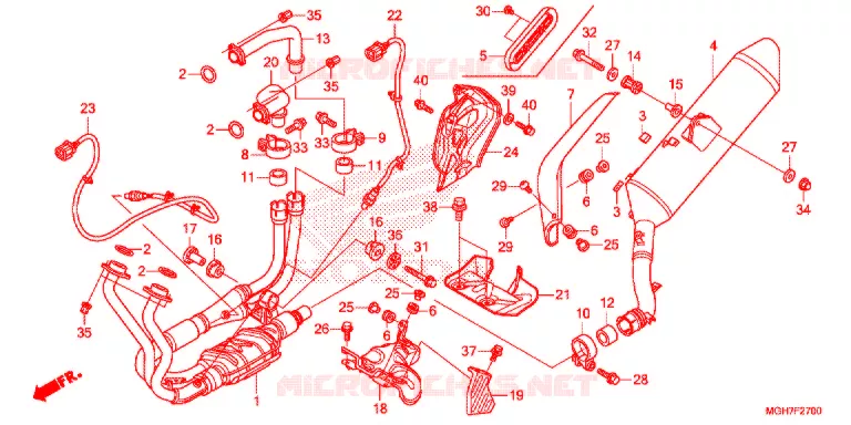 UITLAATDEMPER(2) Honda MOTO 1200 CROSSTOURER 2015  VFR1200XLF