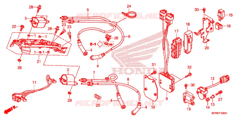 ONTSTEKINGSSPOEL/ECU Honda MOTO 1300 VT 2014  VT1300CXAE