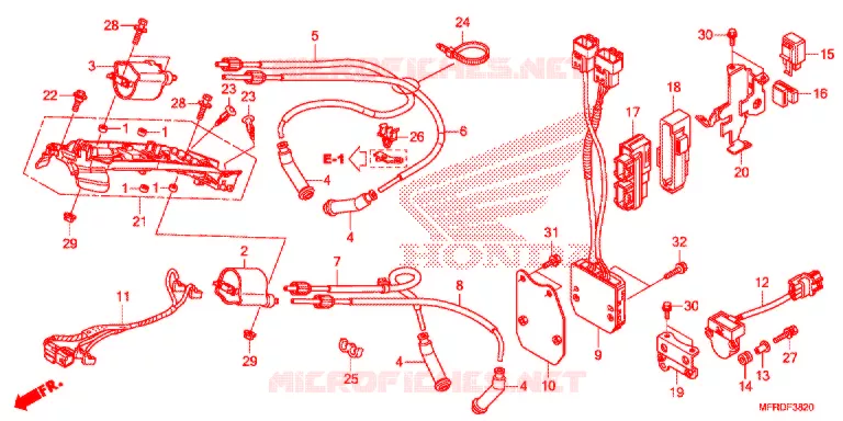 ONTSTEKINGSSPOEL/ECU Honda MOTO 1300 VT 2016  VT1300CXAF