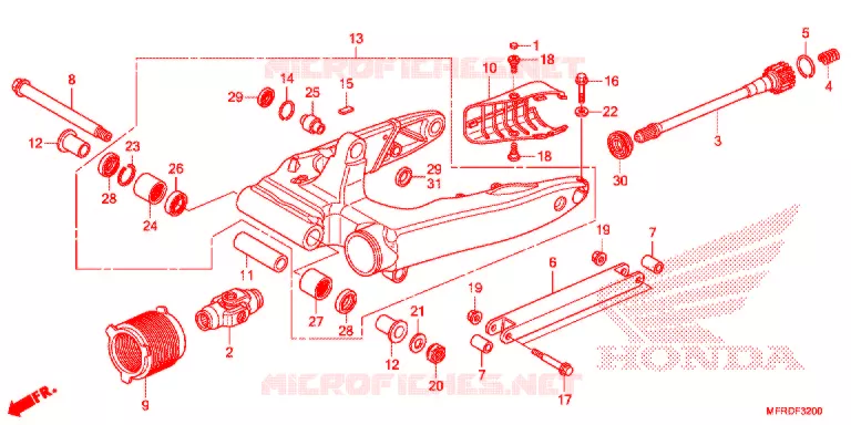ZWAAI-ARM/KETTINGKAST Honda MOTO 1300 VT 2016  VT1300CXAF